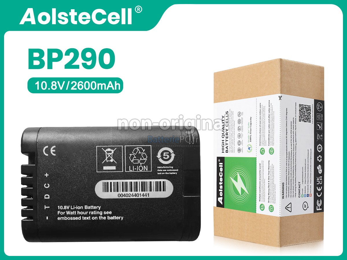 batterie pour FLUKE SCOPEMETER 190-204/S OSCILLOSCOPE