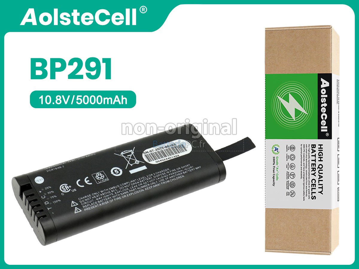 batterie pour FLUKE SCOPEMETER 190-204/S OSCILLOSCOPE