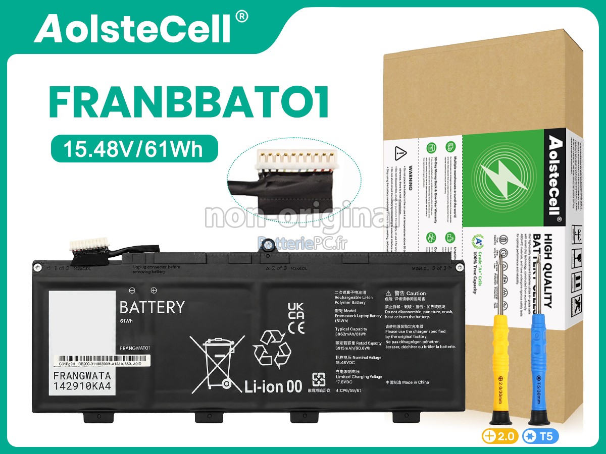 batterie pour Framework LAPTOP 13