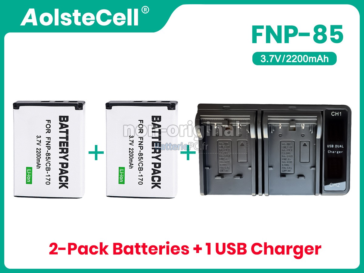 batterie pour Fujifilm FNP-85