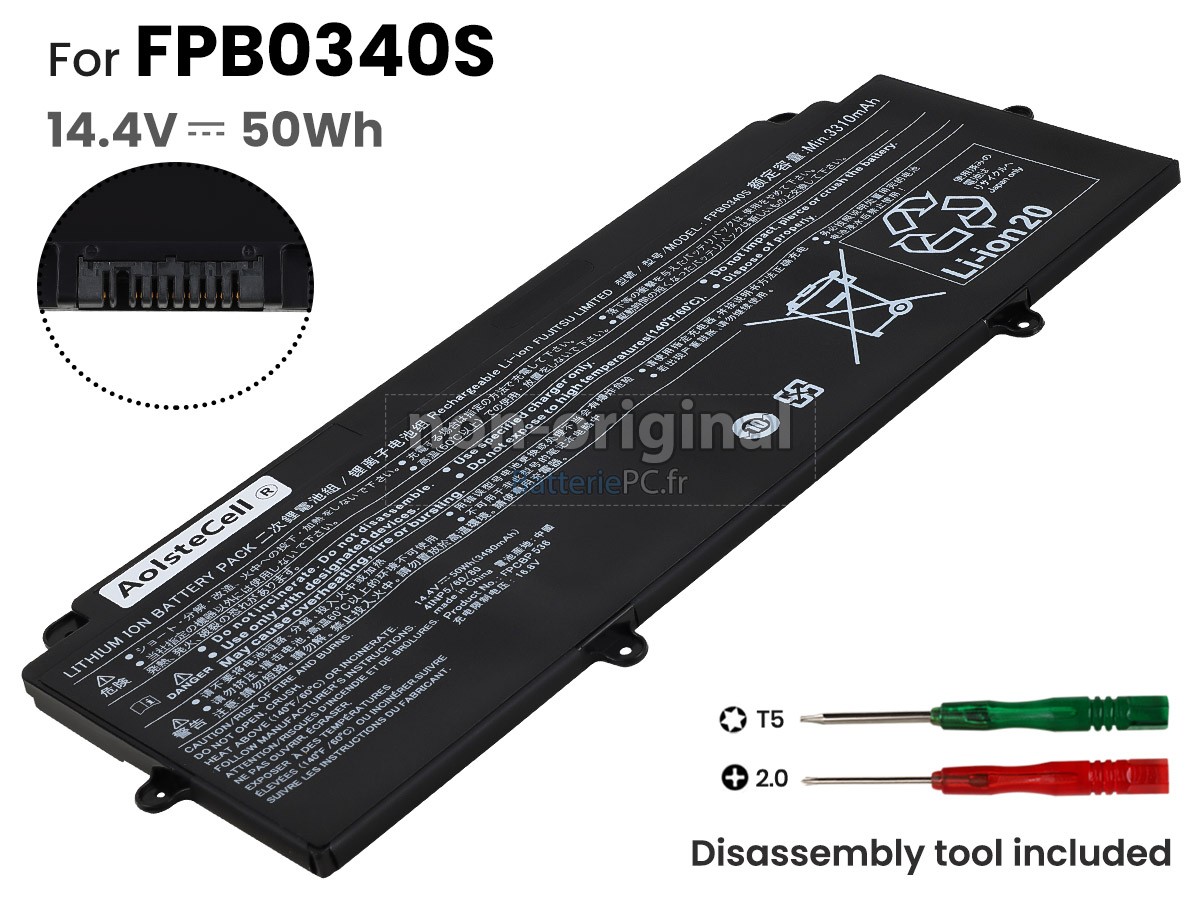 batterie pour Fujitsu FPCBP544