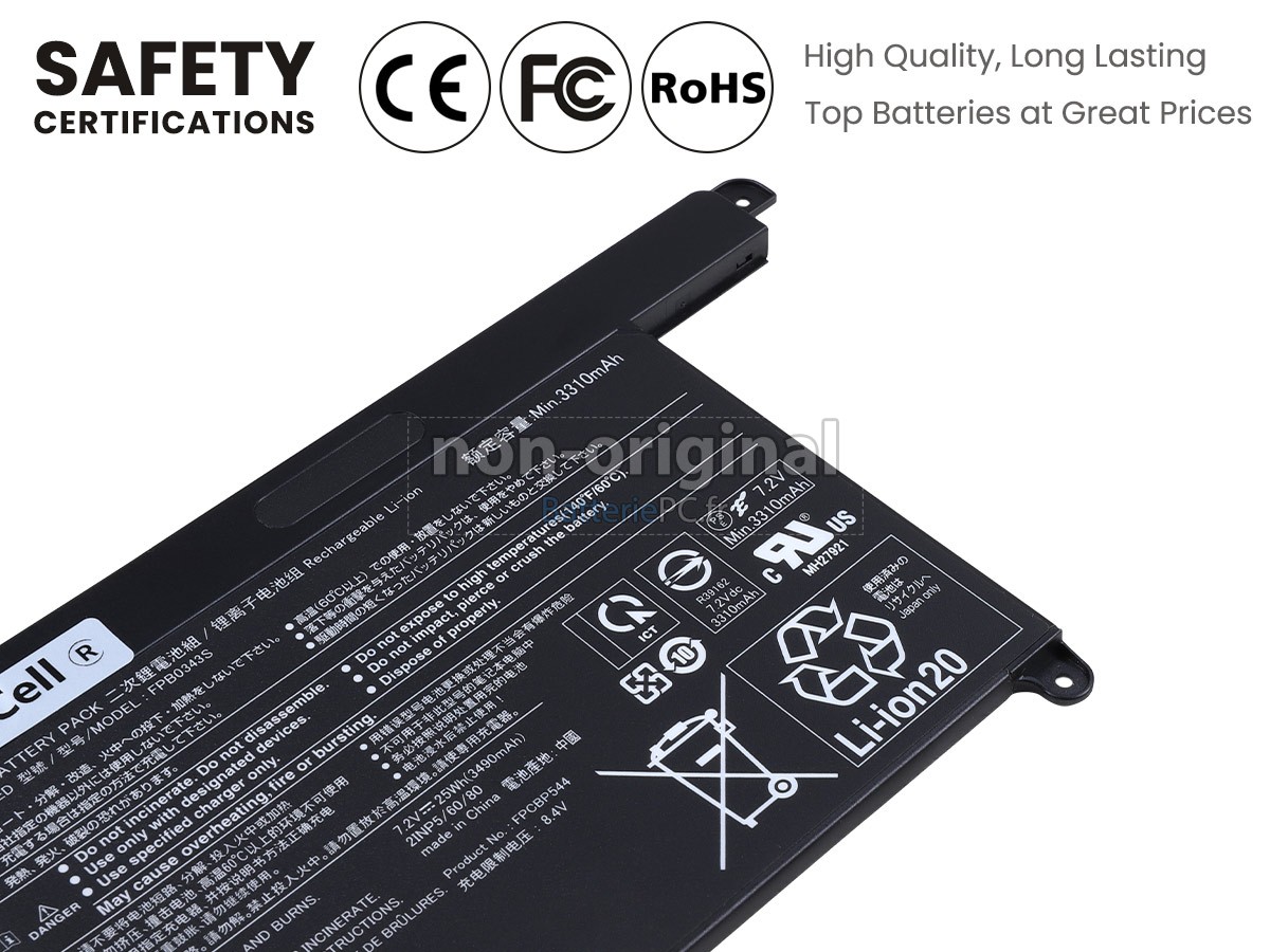 batterie pour Fujitsu FPCBP544