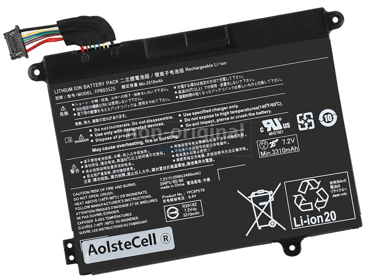 batterie pour Fujitsu FPCBP578