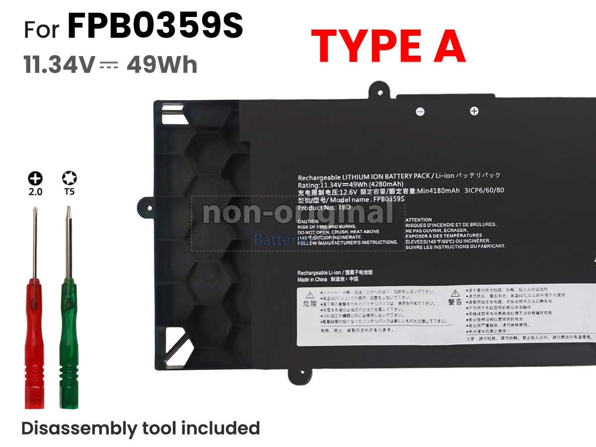 batterie pour Fujitsu FMVNBP253