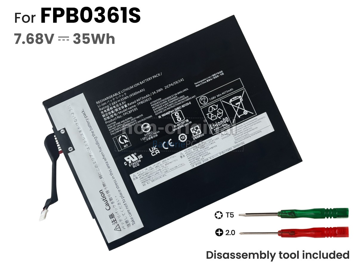 batterie pour Fujitsu FPB0361S
