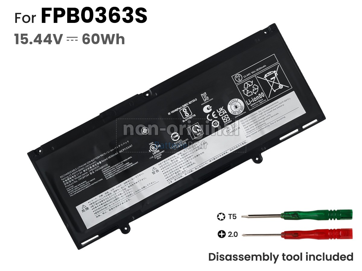 batterie pour Fujitsu FPB0363S