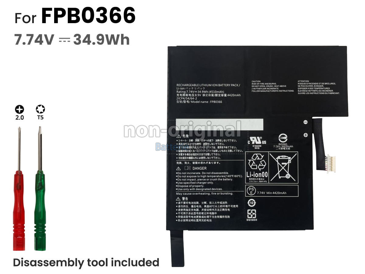 batterie pour Fujitsu Stylistic R726