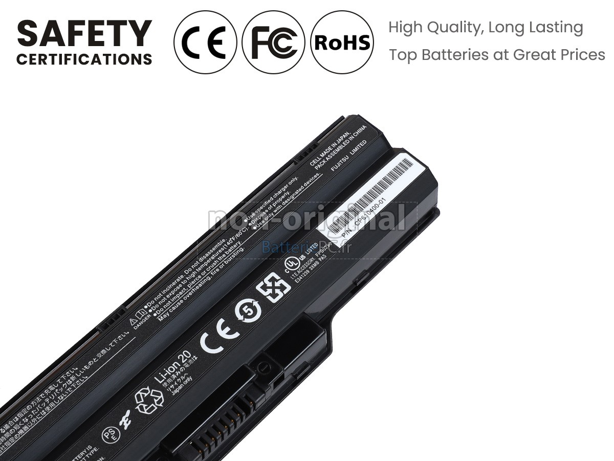 batterie pour Fujitsu FMVNBP224B