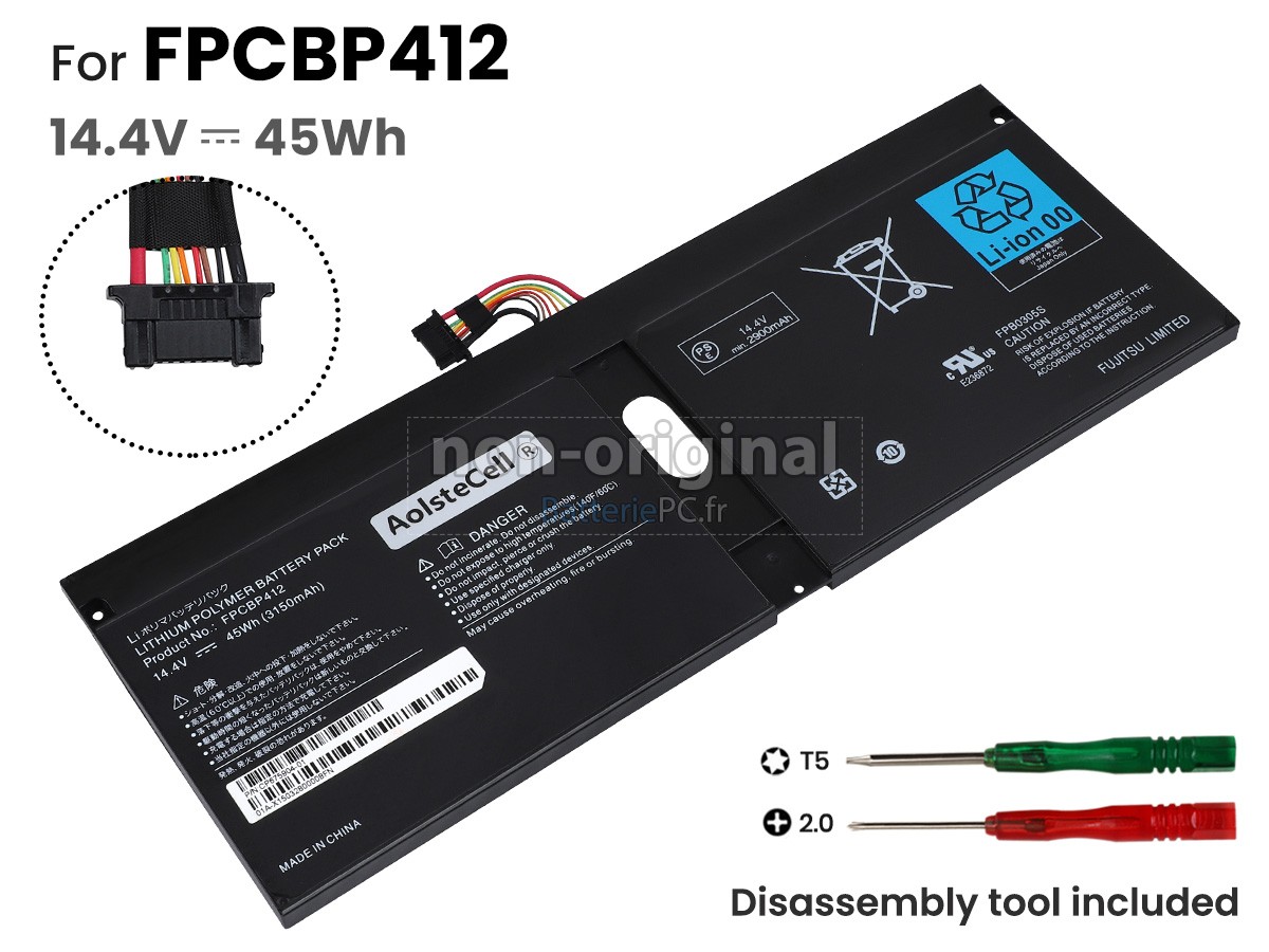 batterie pour Fujitsu LifeBook U904