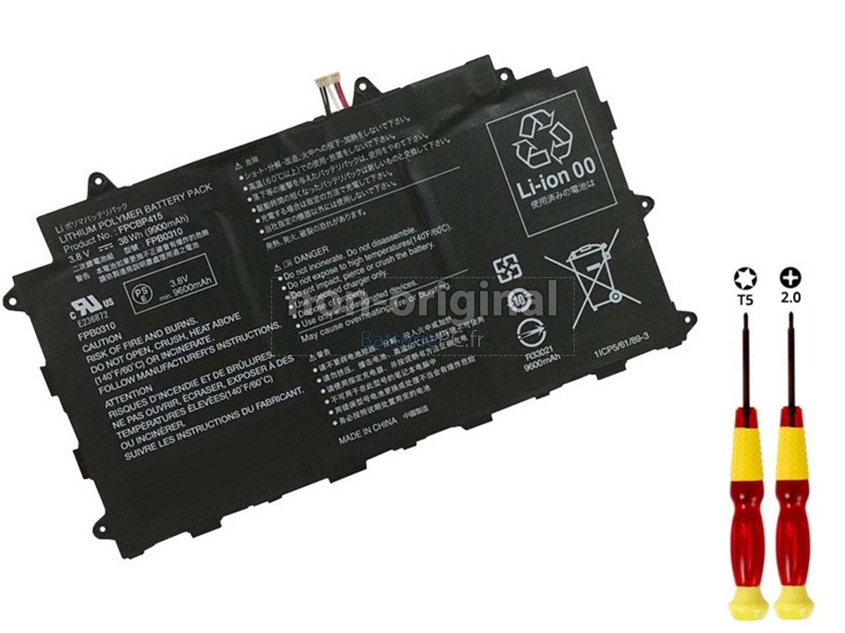 batterie pour Fujitsu FPCBP415