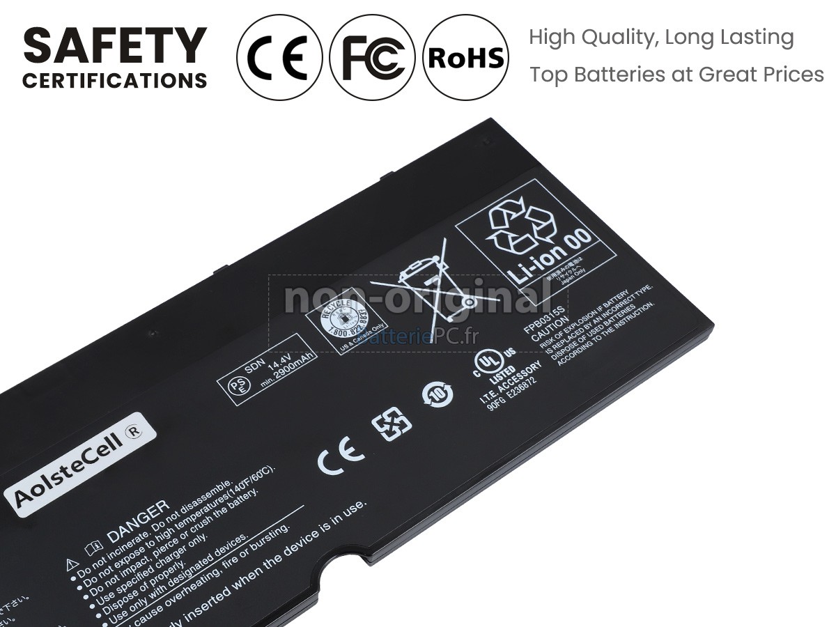 batterie pour Fujitsu LifeBook T904
