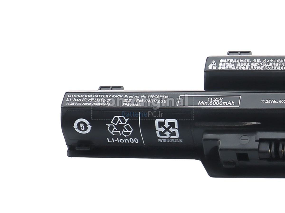 batterie pour Fujitsu FPB0344S