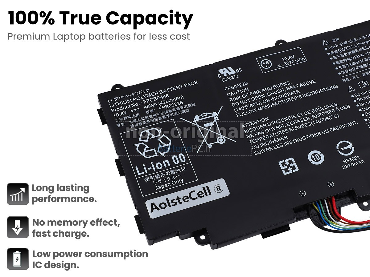 batterie pour Fujitsu Stylistic Q775