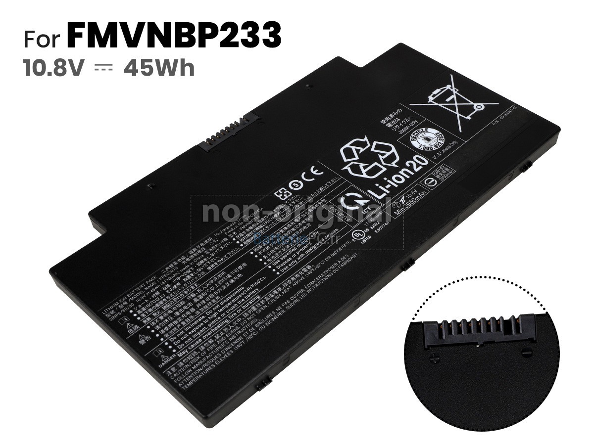 batterie pour Fujitsu FMVNBP233