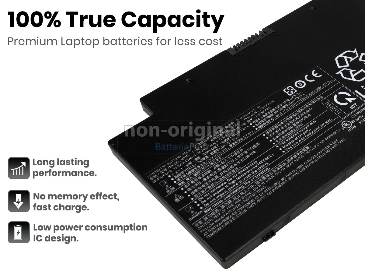 batterie pour Fujitsu FMVNBP233