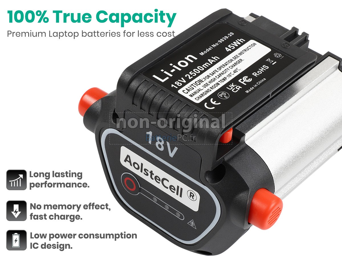 batterie pour Gardena 5039-20