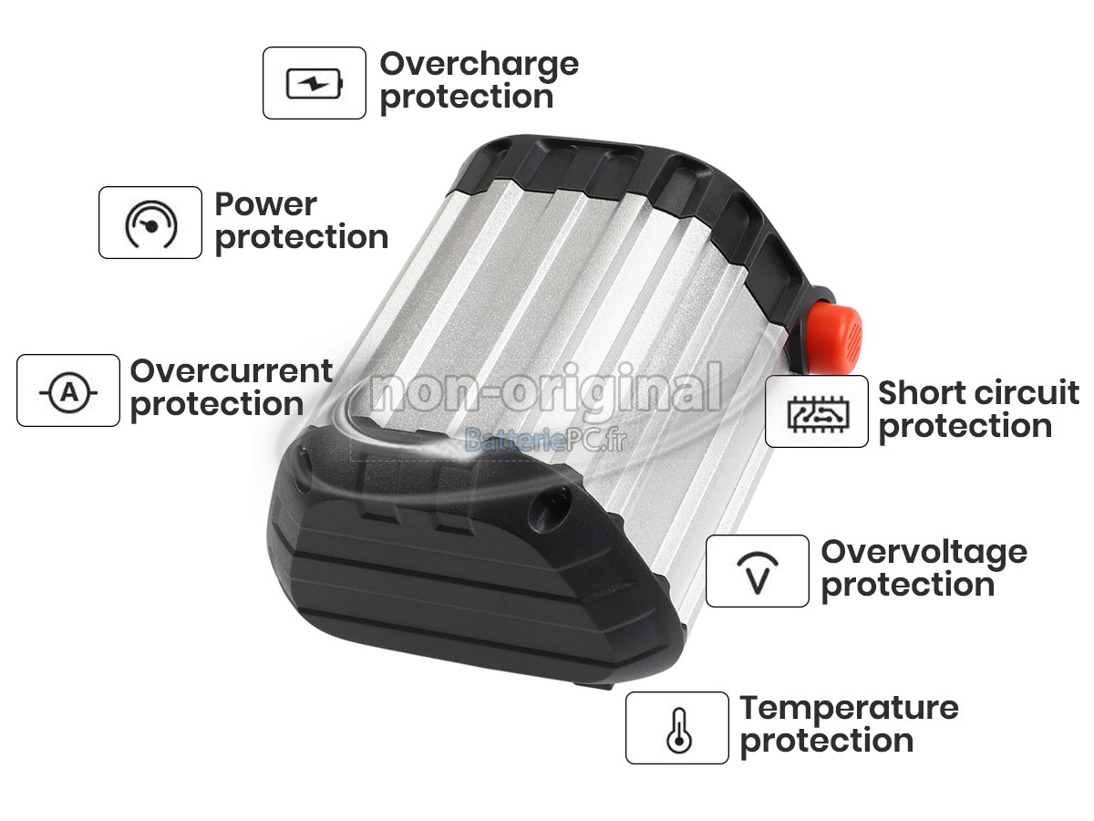 batterie pour Gardena 5039-20