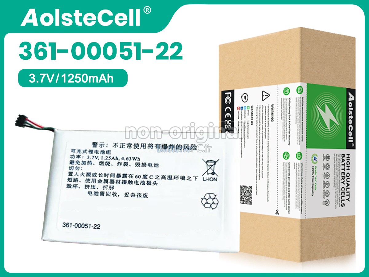 batterie pour Garmin 361-00051-22