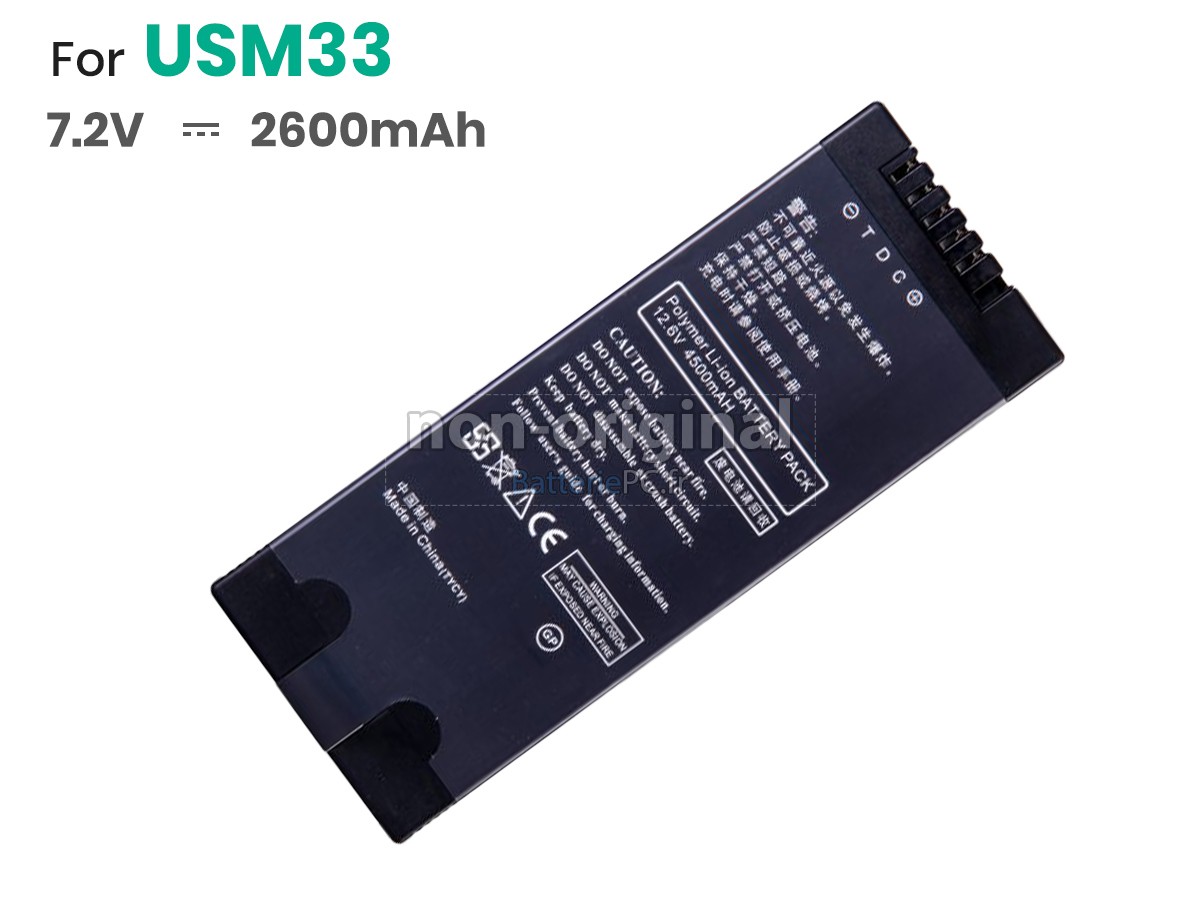 batterie pour GE INSPECTION USM33