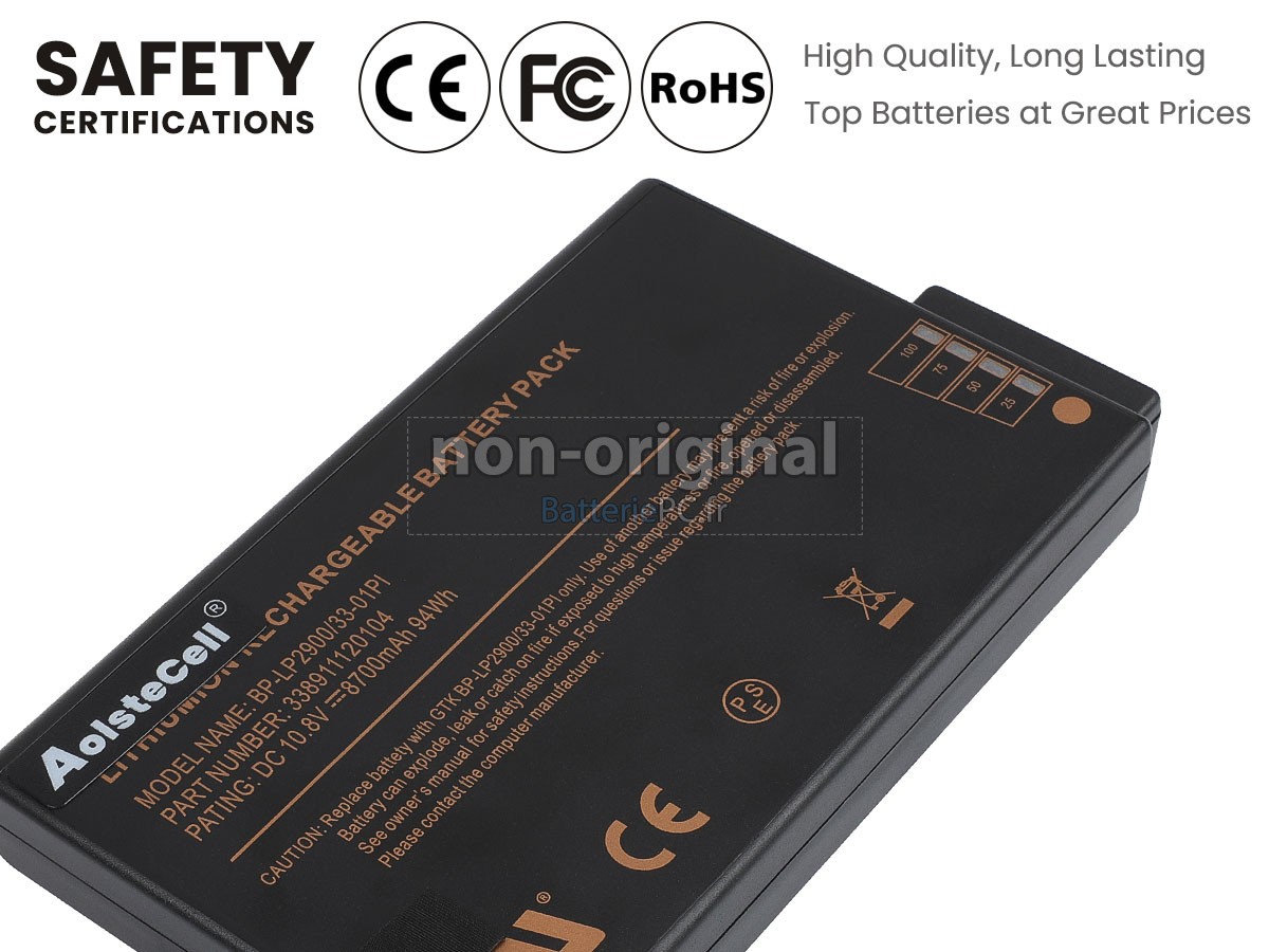 batterie pour Getac 338911120044