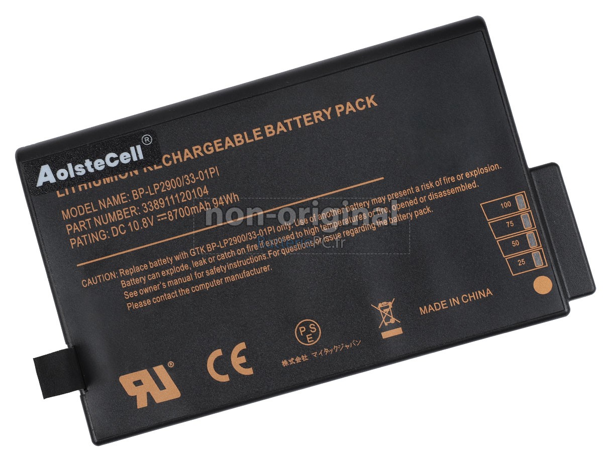 batterie pour Getac 338911120044