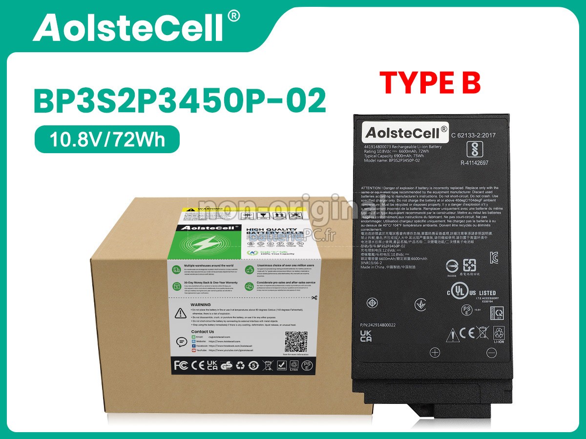 batterie pour Getac S410