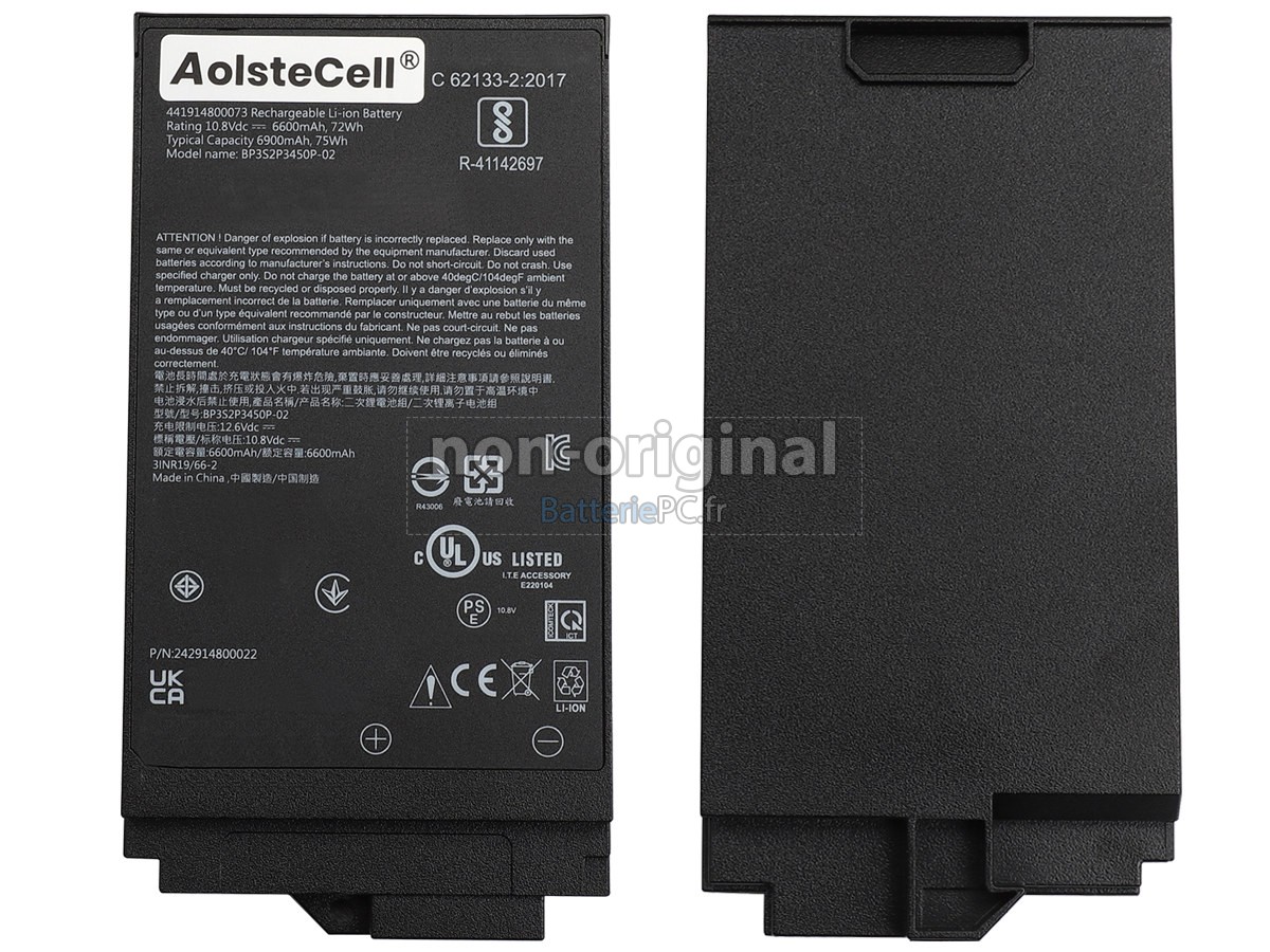 batterie pour Getac S410