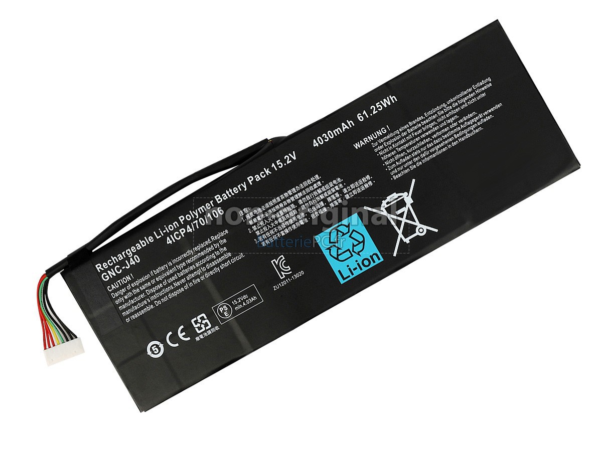 batterie pour Gigabyte P34W V3