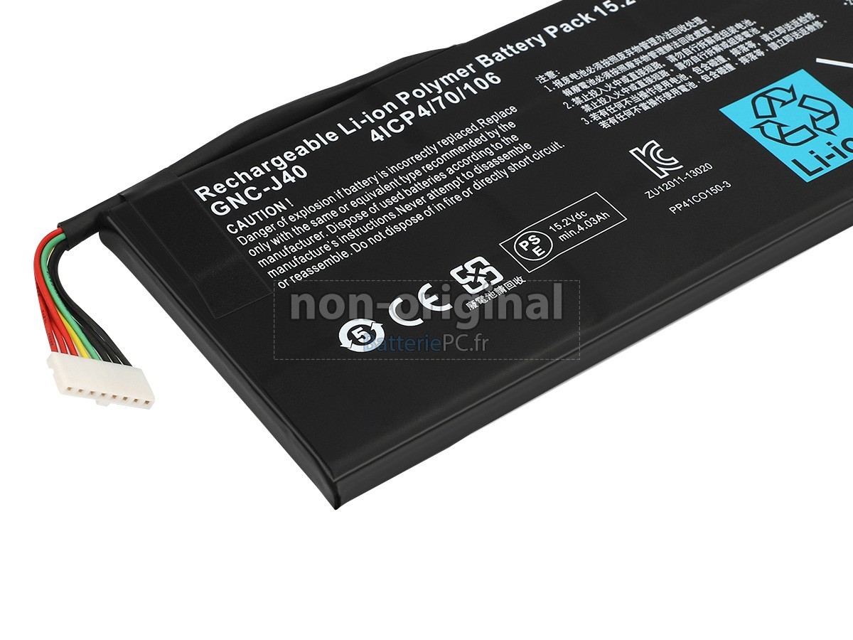 batterie pour Gigabyte P34W V3