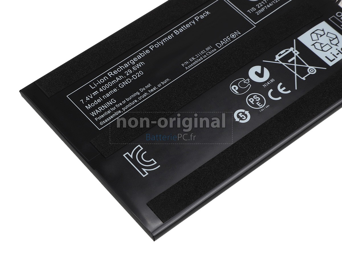 batterie pour Gigabyte S1080 TABLET PC