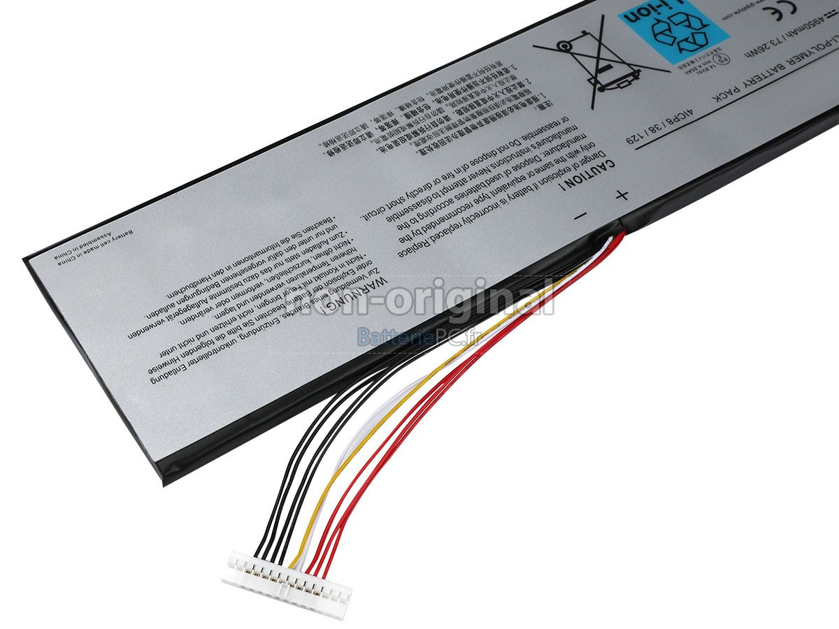 batterie pour Gigabyte GX-17S