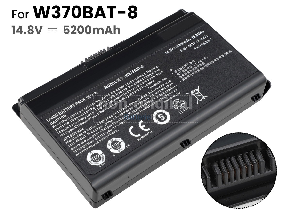 batterie pour Gigabyte W370BAT-8