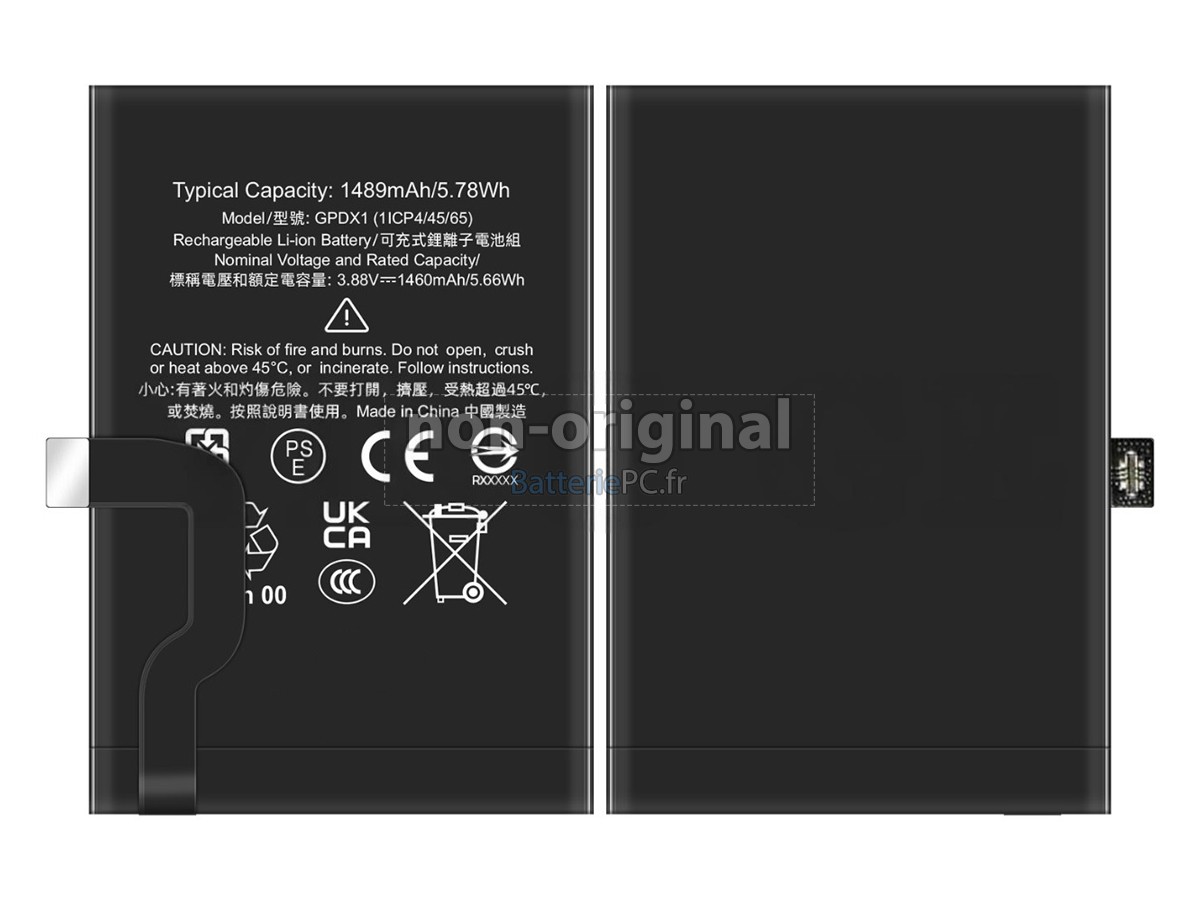 batterie pour Google PIXEL FOLD
