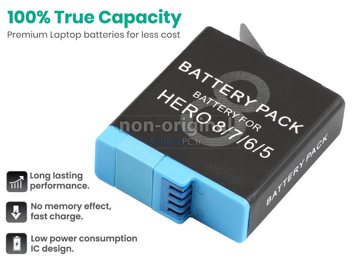 batterie pour GoPro HERO 7 BLACK