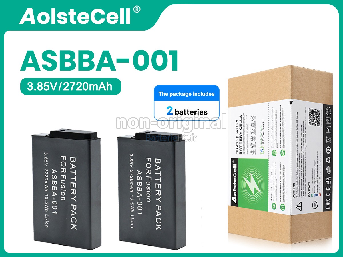 batterie pour GoPro ASBBA-001