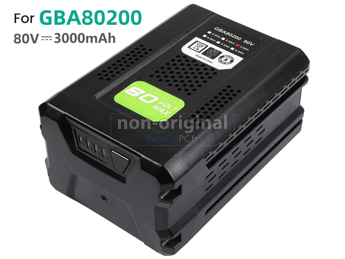 batterie pour Greenworks GBA80250