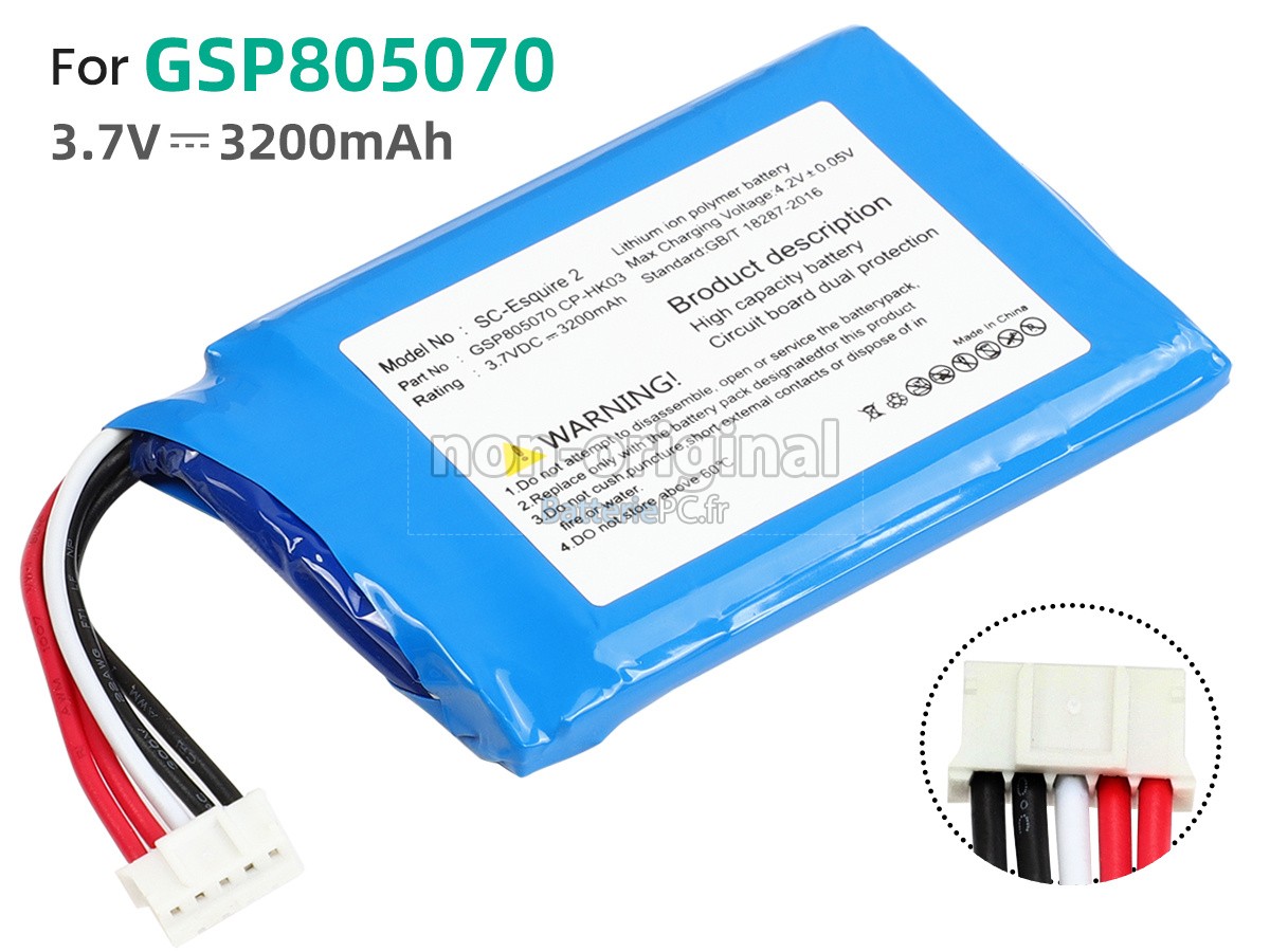 batterie pour Harman Kardon ESQUIRE 2