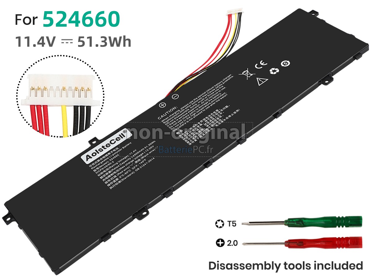 batterie pour Hasee 524660