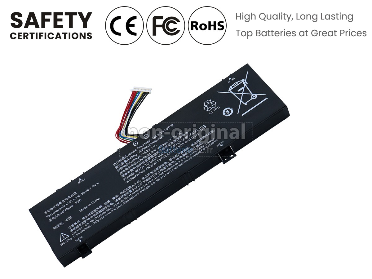 batterie pour Hasee G2 G1 G-2 G2-PRO K36