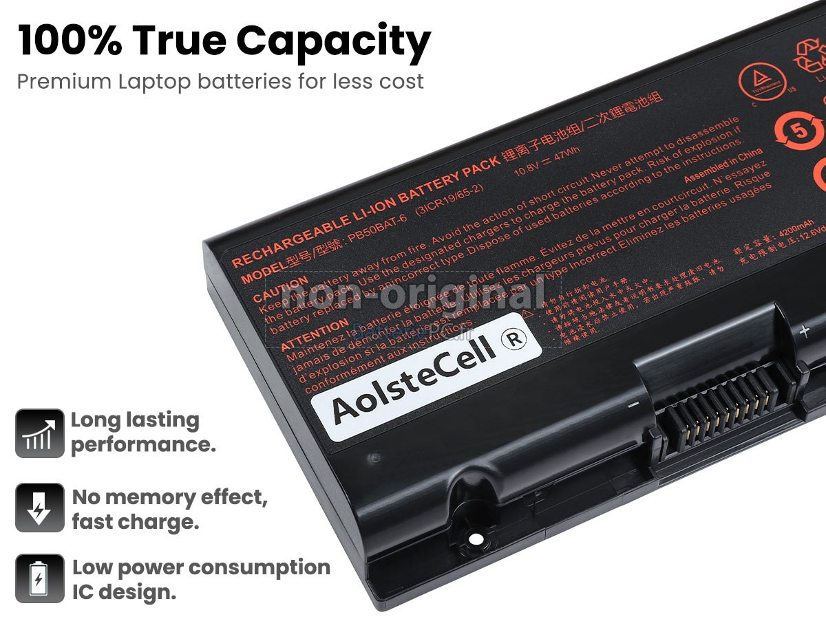 batterie pour Hasee PB50BAT-6