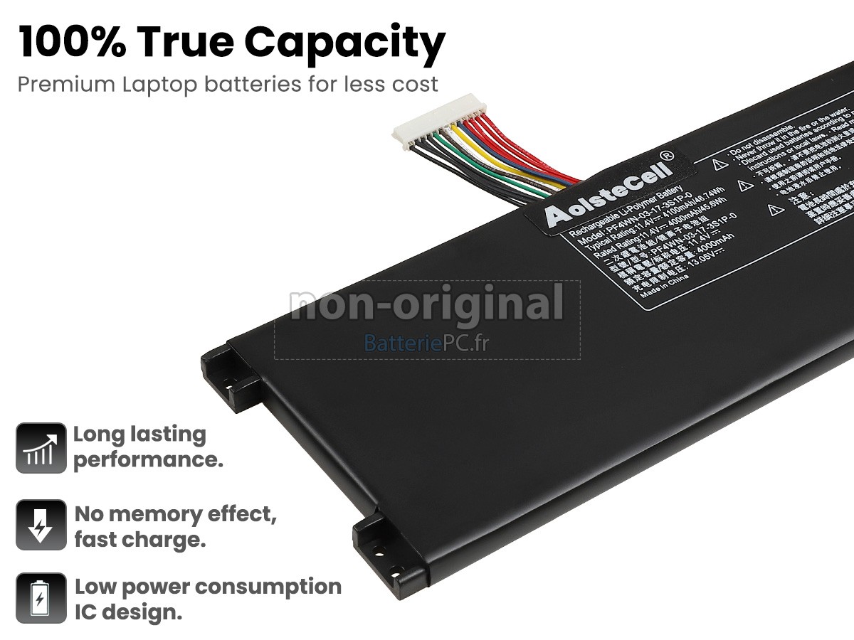 batterie pour Hasee KINGBOOK U47T1