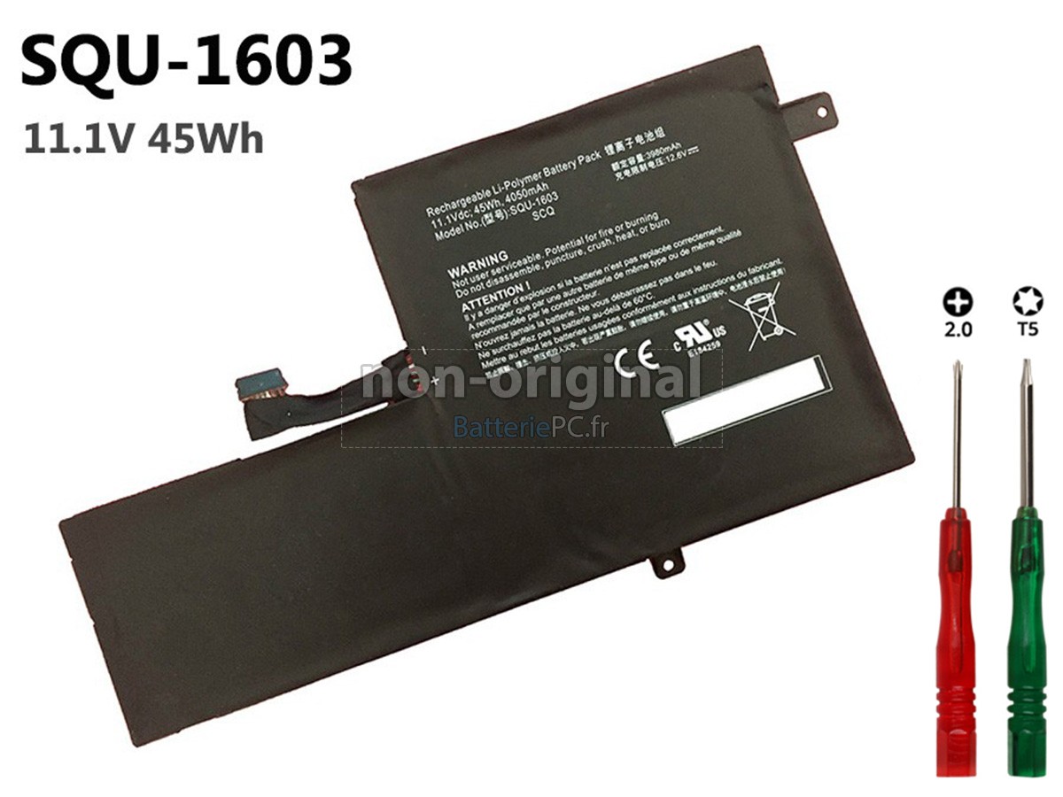 batterie pour Hasee SQU-1603