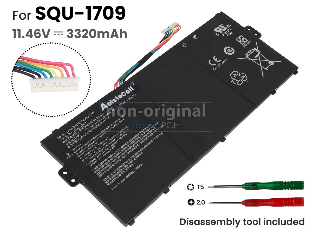 batterie pour Hasee SQU-1709