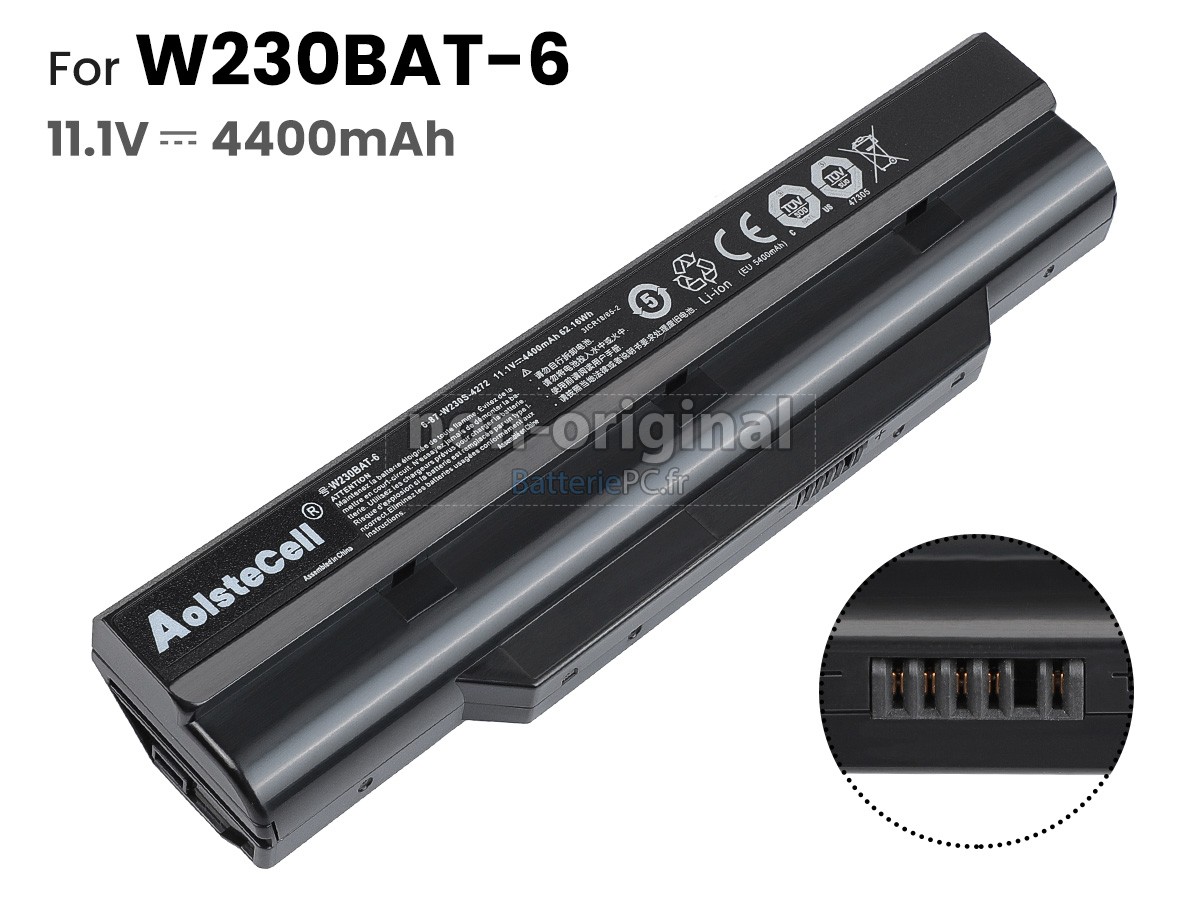 batterie pour Hasee W230BAT-6