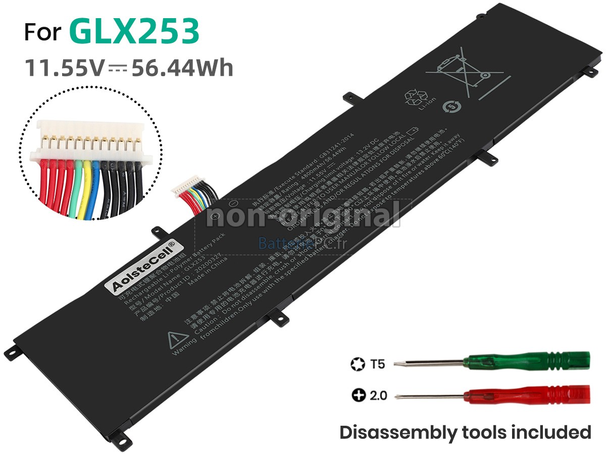 batterie pour HIPAA GLX253