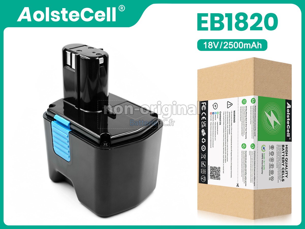 batterie pour Hitachi 18V EB1820