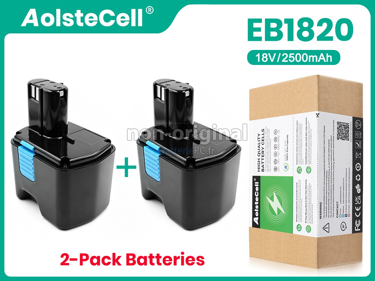 batterie pour Hitachi 18V EB1820