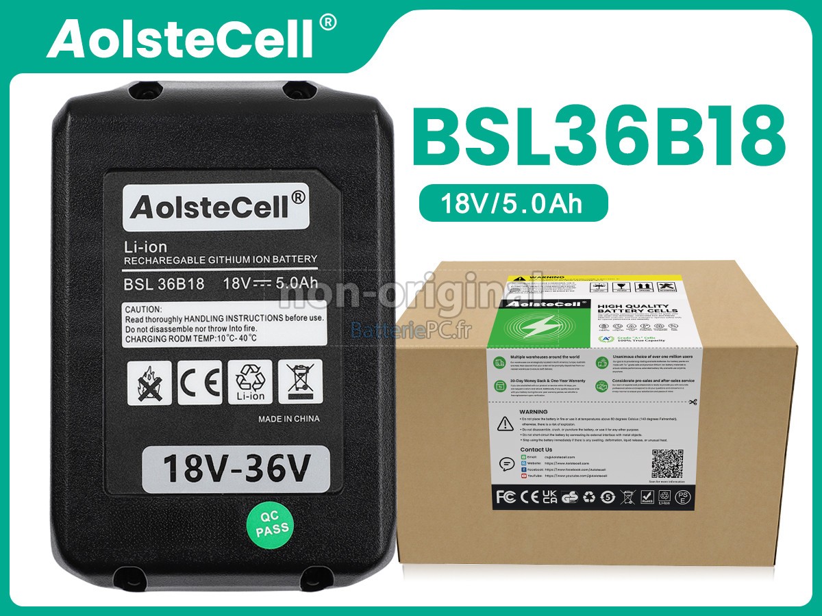 batterie pour Hitachi BSL36B18