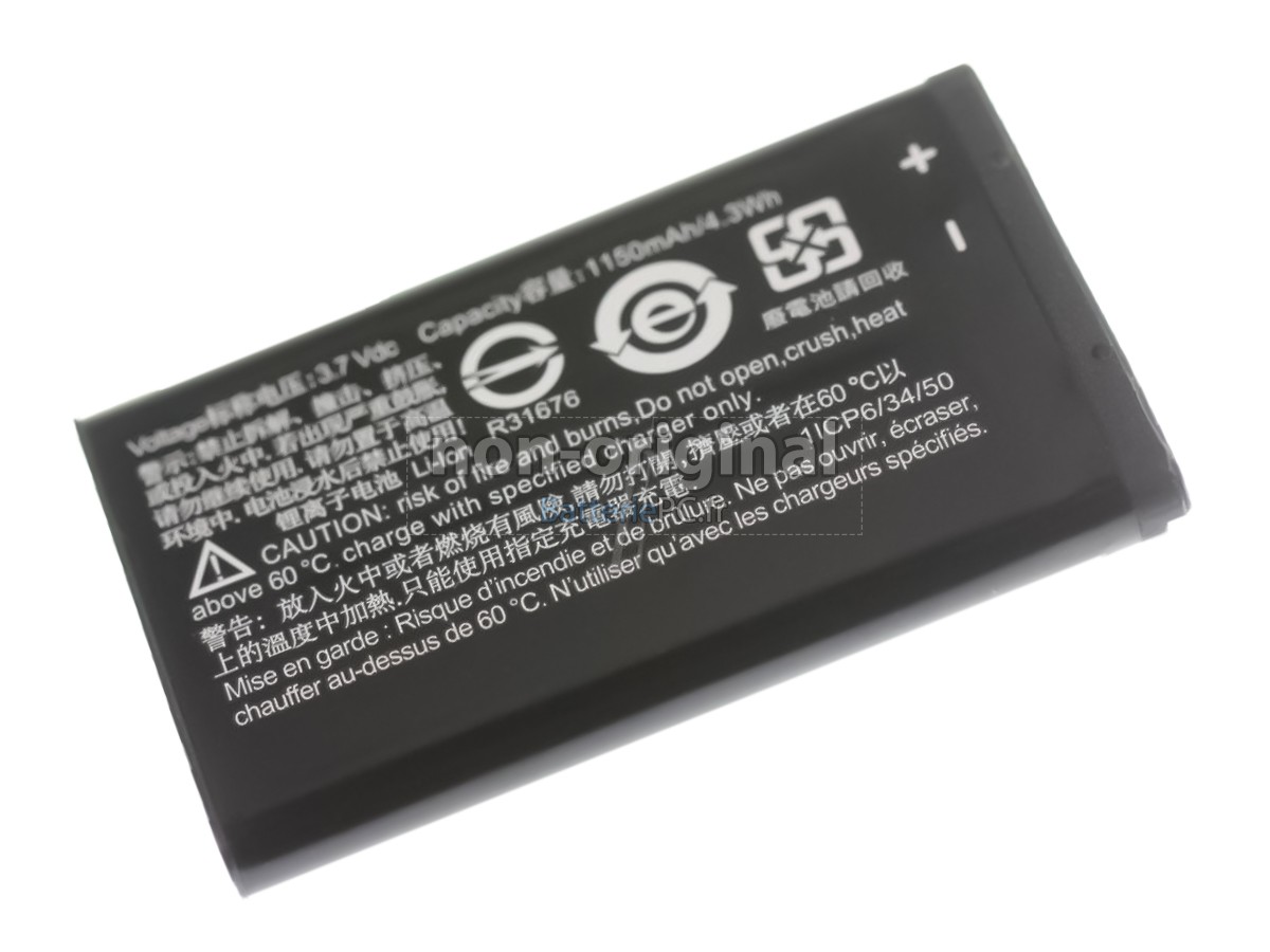 batterie pour Honeywell CAPTUVO SL62 ENTERPRISE SLED