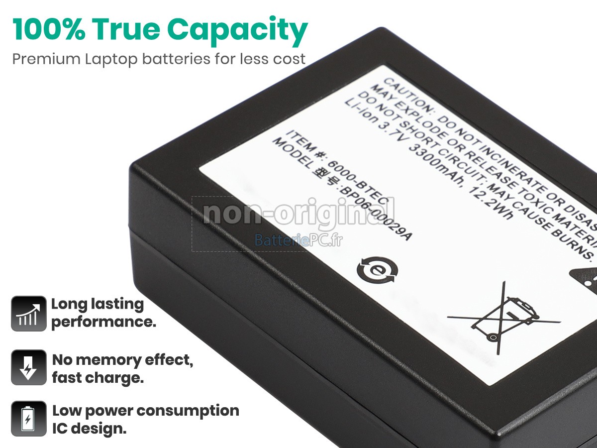 batterie pour Honeywell 6000-BTEC